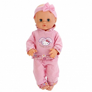 Функциональный пупс Hello Kitty 40 см, пьет и писает, с интерактивным набором доктора (Карапуз, BAE8799-HELLO KITTY)